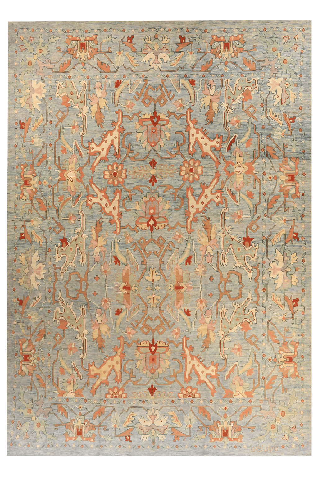Persian Sultanabad Transitional Rug 69281