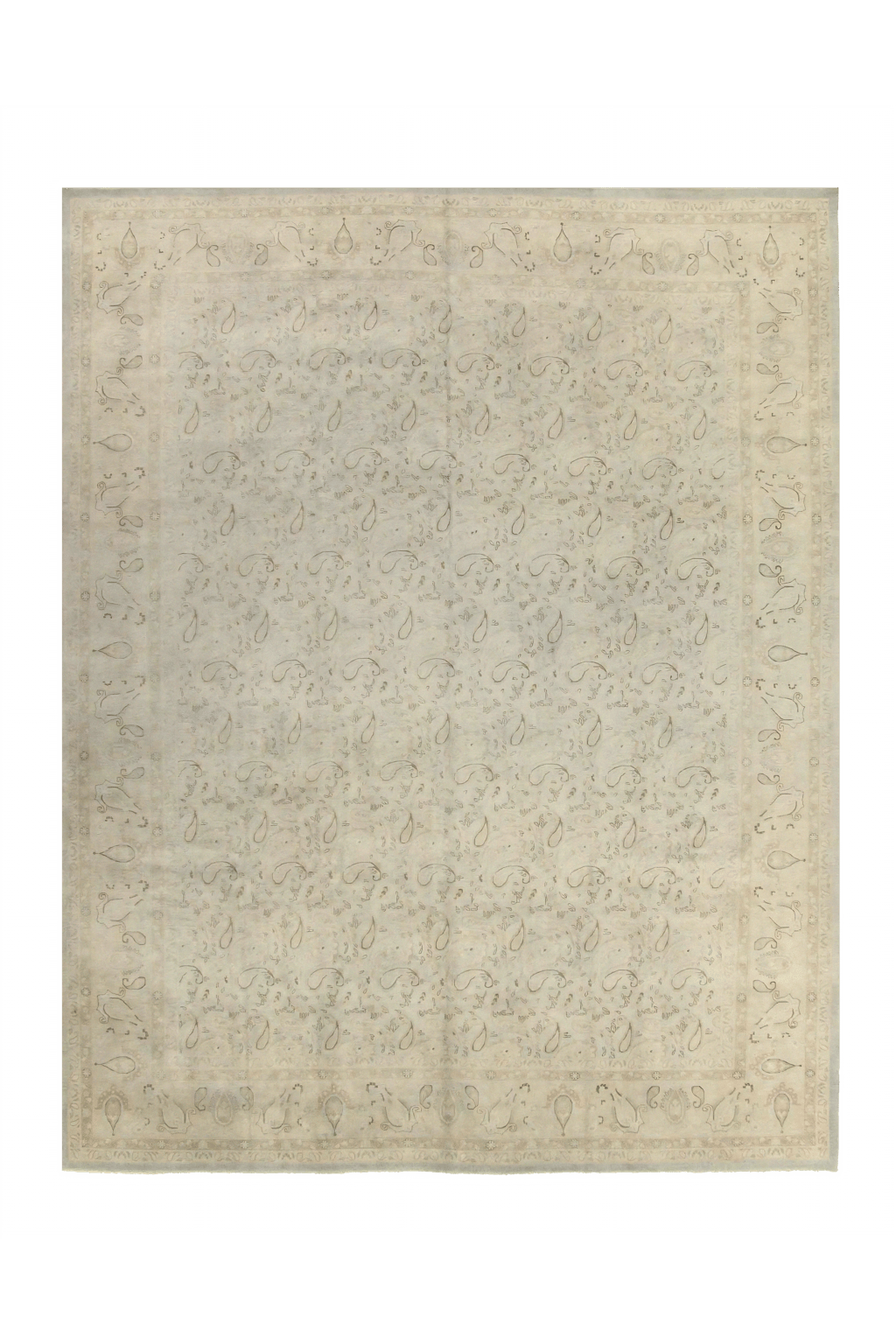 Antique Persian Mashad Traditional Rug 73773