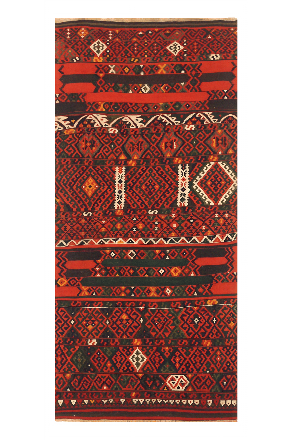 Antique Persian Traditional Rug 73871