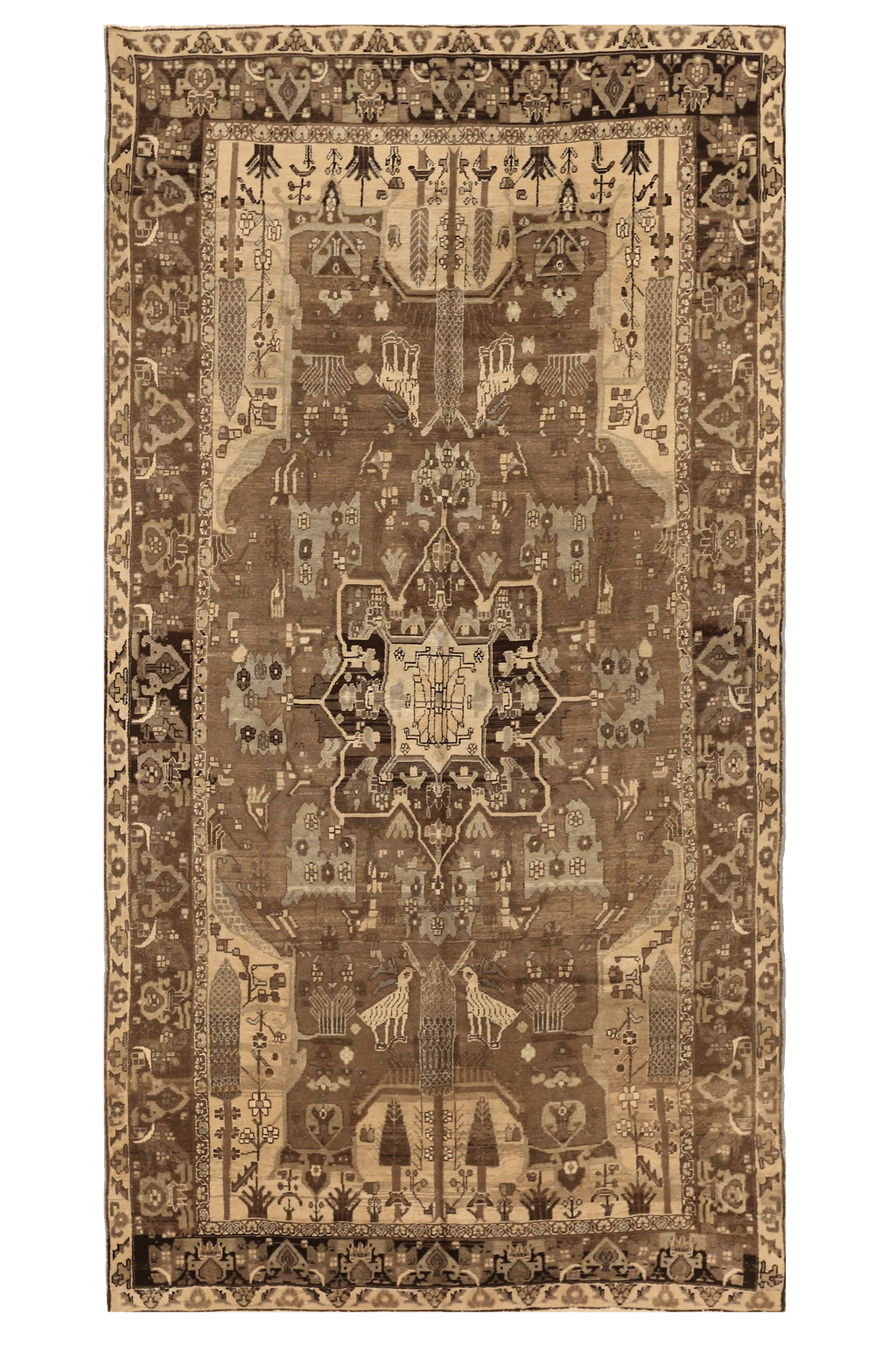 Antique Persian Kolyai Traditional Rug 73983