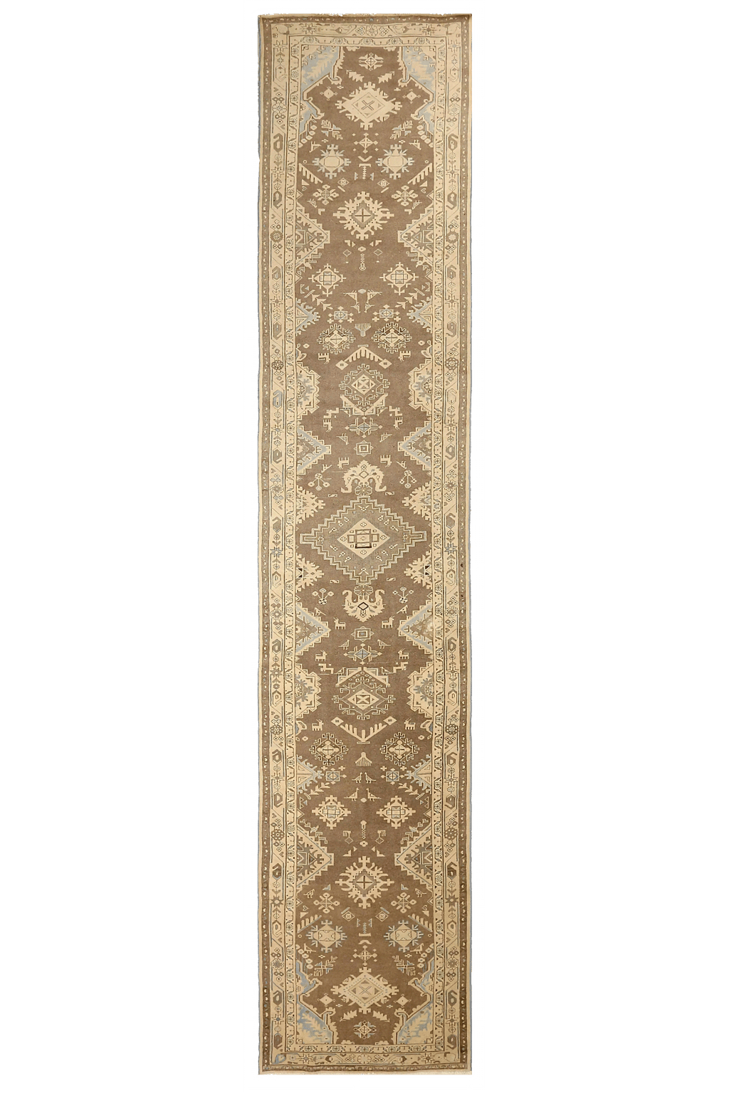 Antique Persian Malayer Traditional Rug 74015