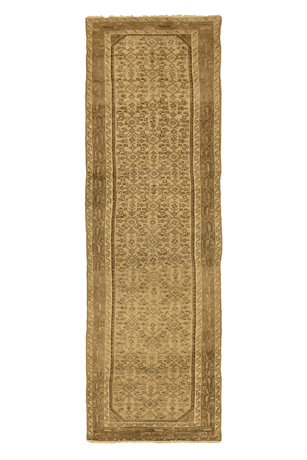 Antique Persian Malayer Transitional Rug 74061