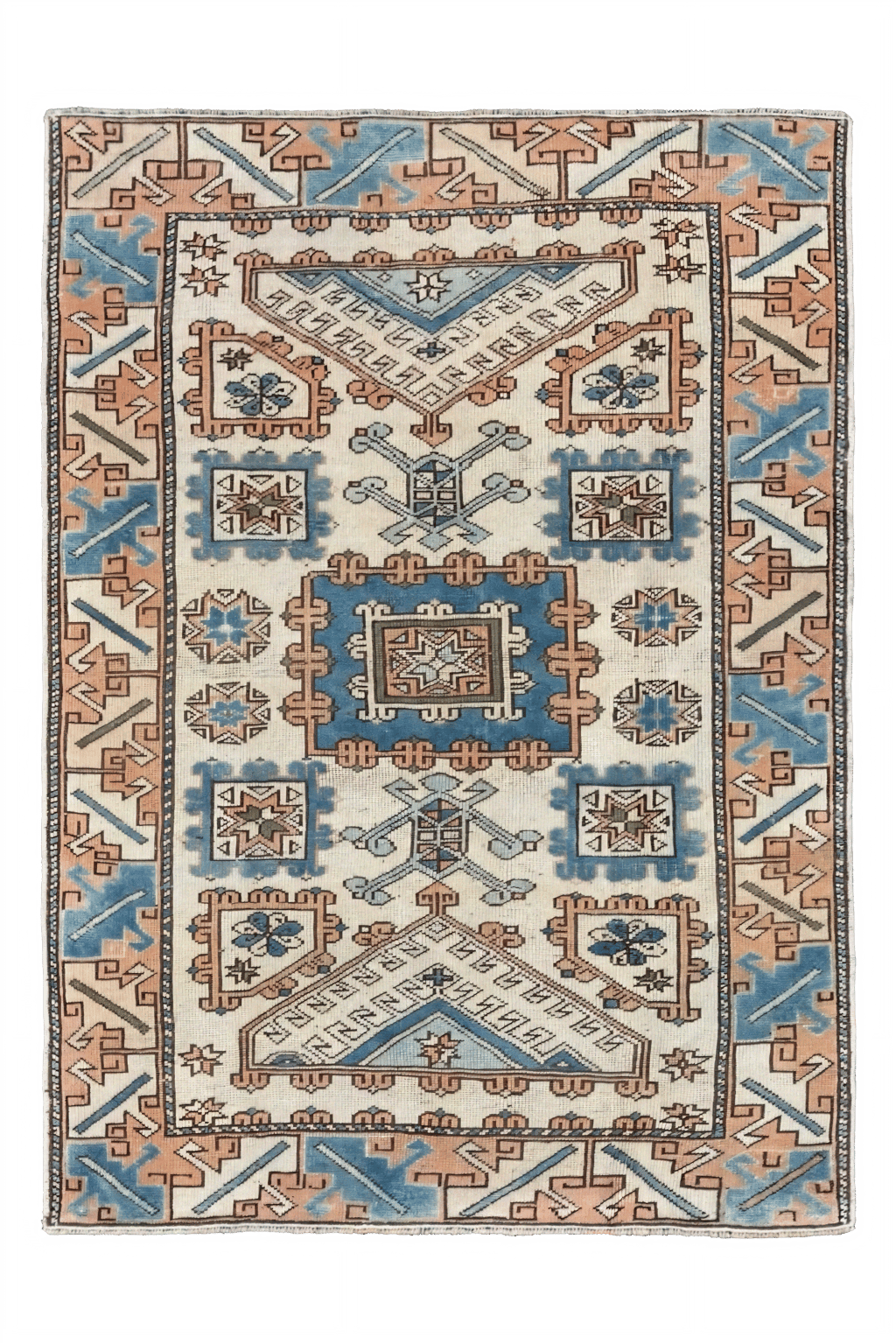 Antique Turkey Turkish Traditional Rug 93245
