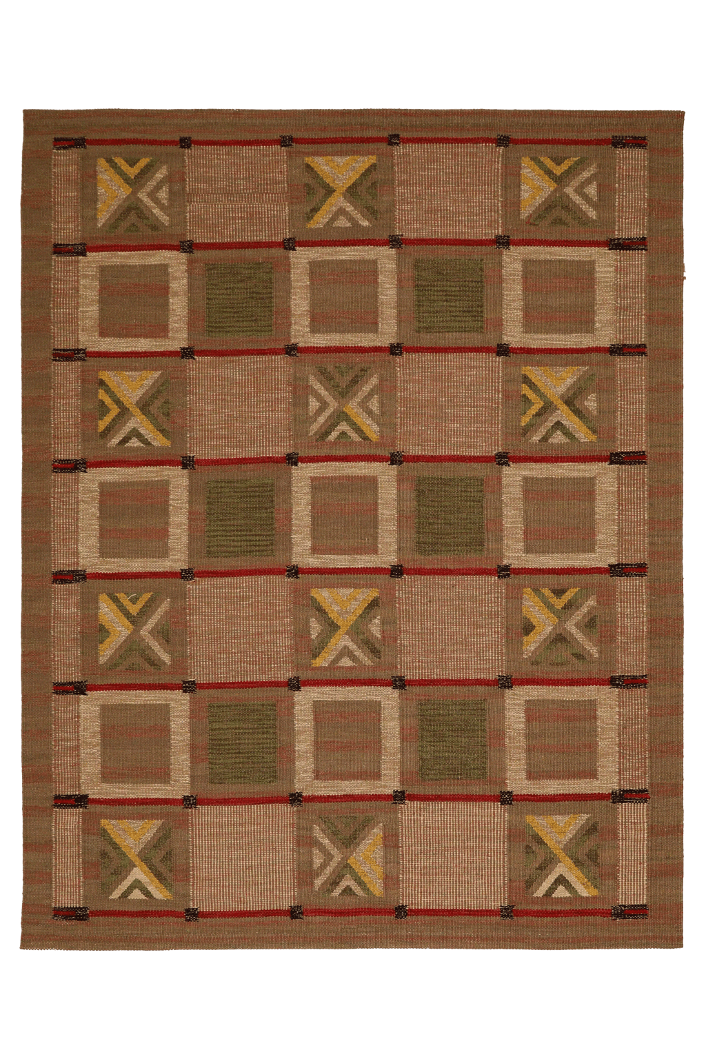 India Scandinavia Modern / Contemporary Rug 93412