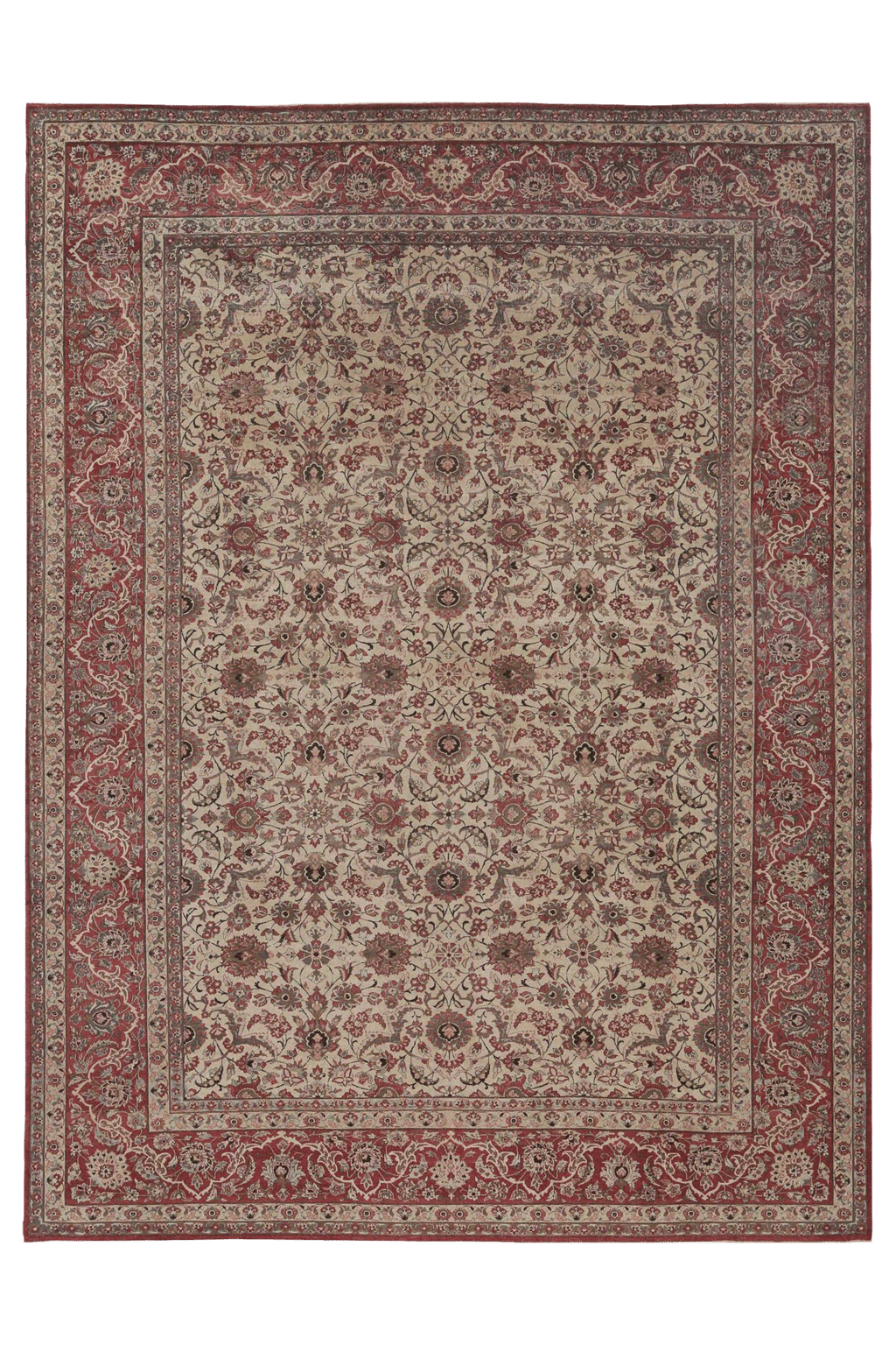 Persian Isfahan Traditional Rug 97216