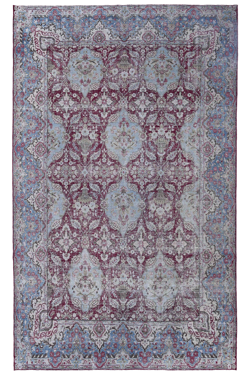 Persian Yazd Traditional Rug 97225