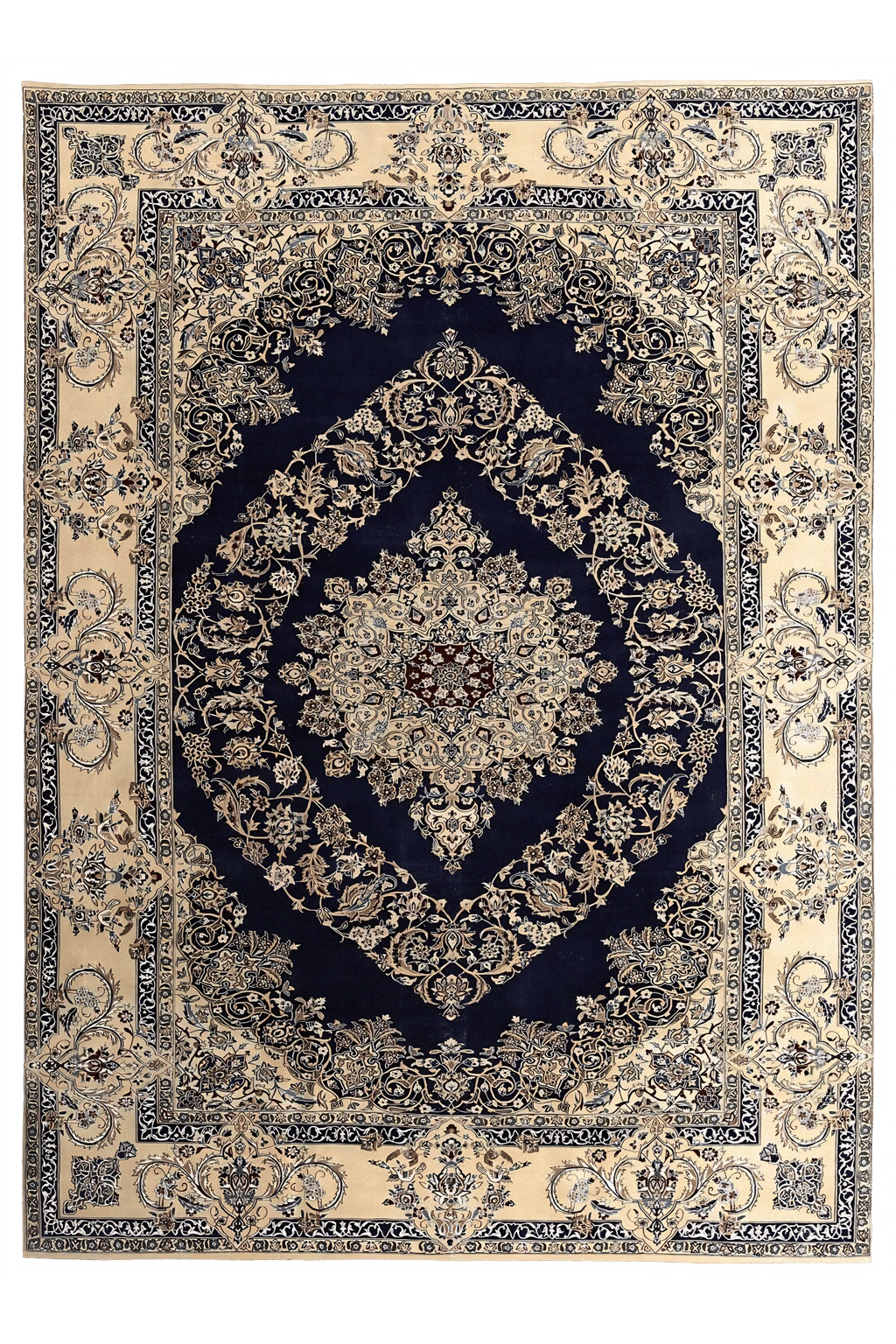 Persian Nain Traditional Rug 97227