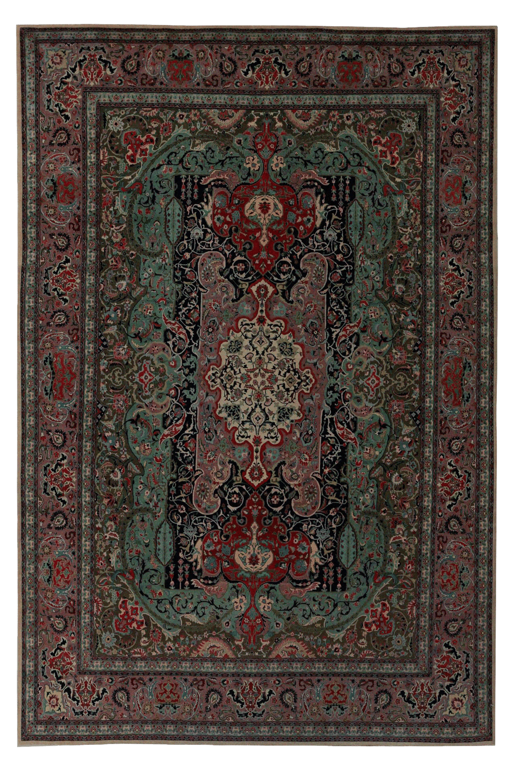 Persian Tabriz Traditional Rug 97238