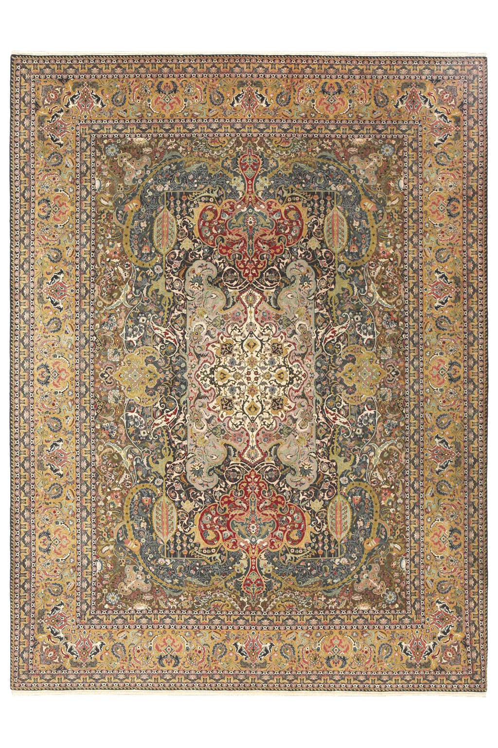 Persian Tabriz Traditional Rug 97242