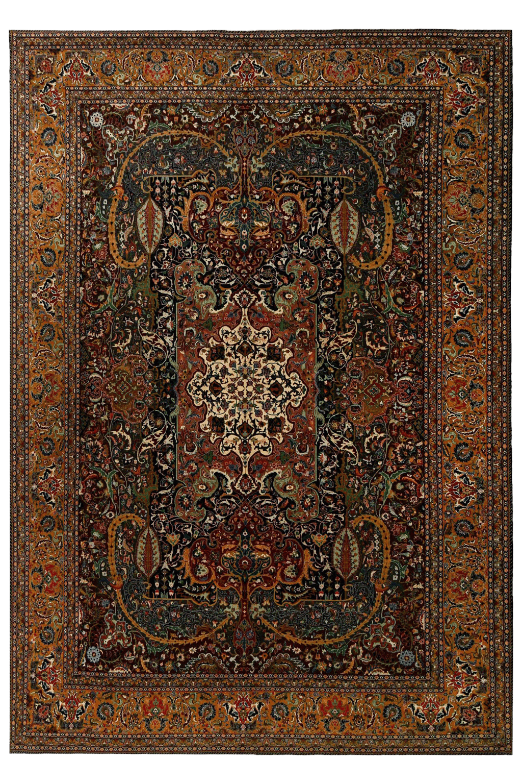 Persian Tabriz Traditional Rug 97243