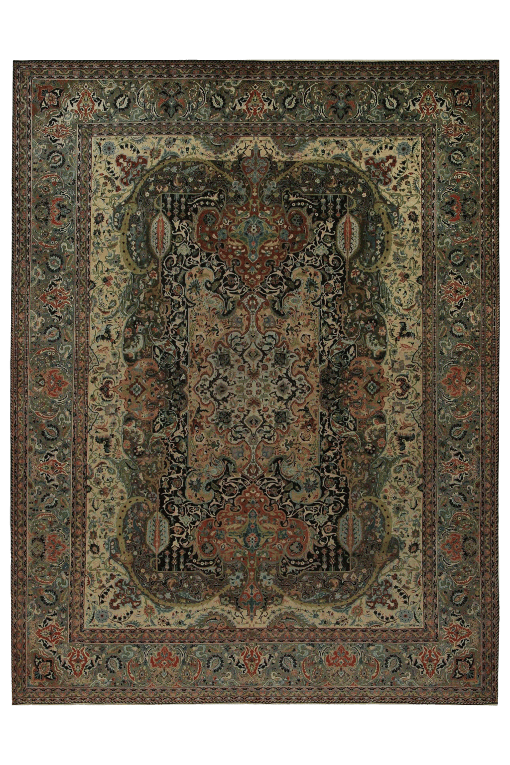 Antique Persian Traditional Rug 97244