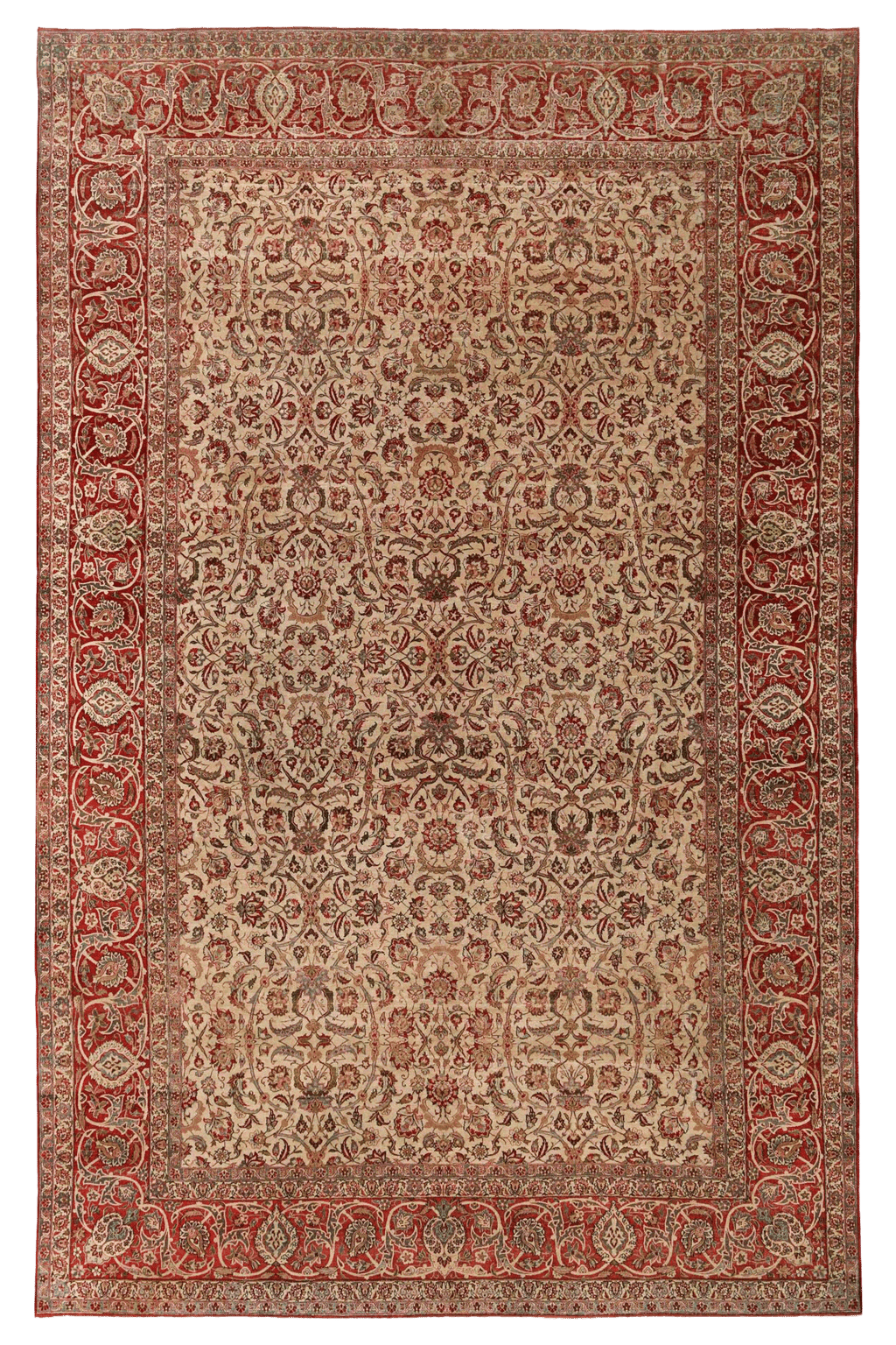 Persian Isfahan Traditional Rug 97245