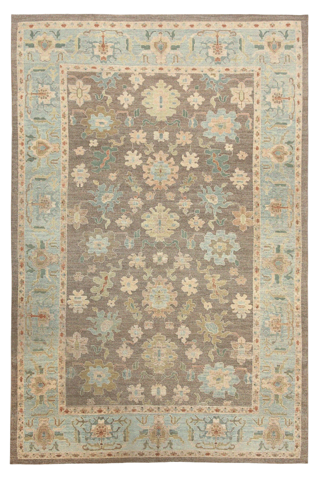 Antique Turkey Oushak Tribal Rug 97514