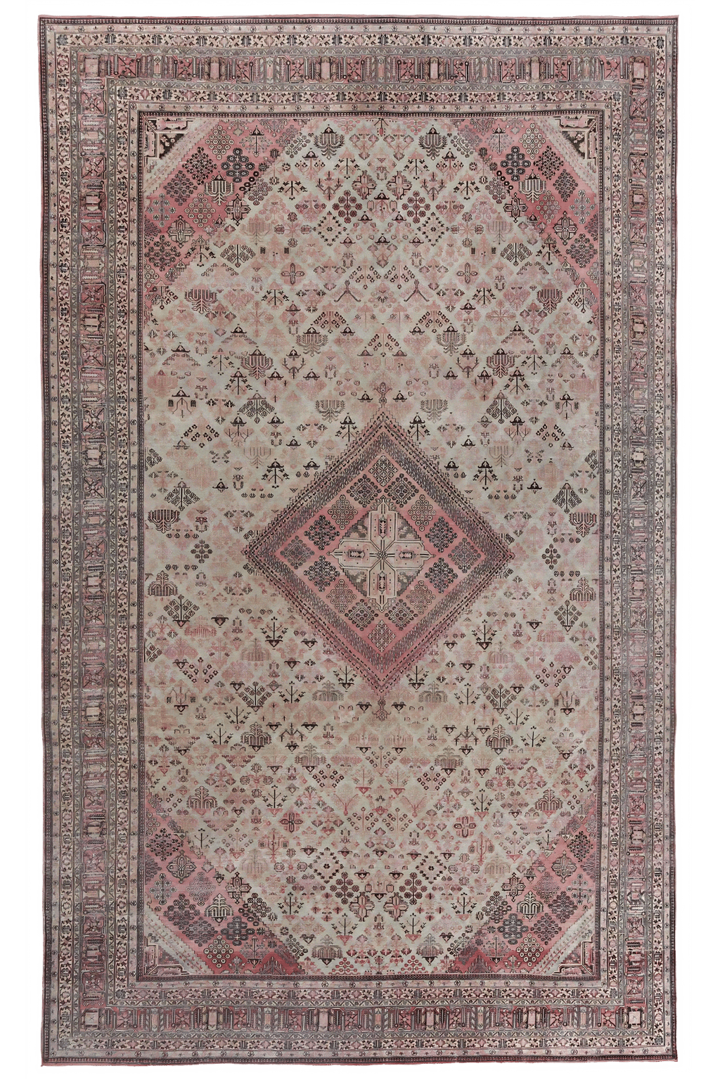 Antique Persian Traditional Rug 97581