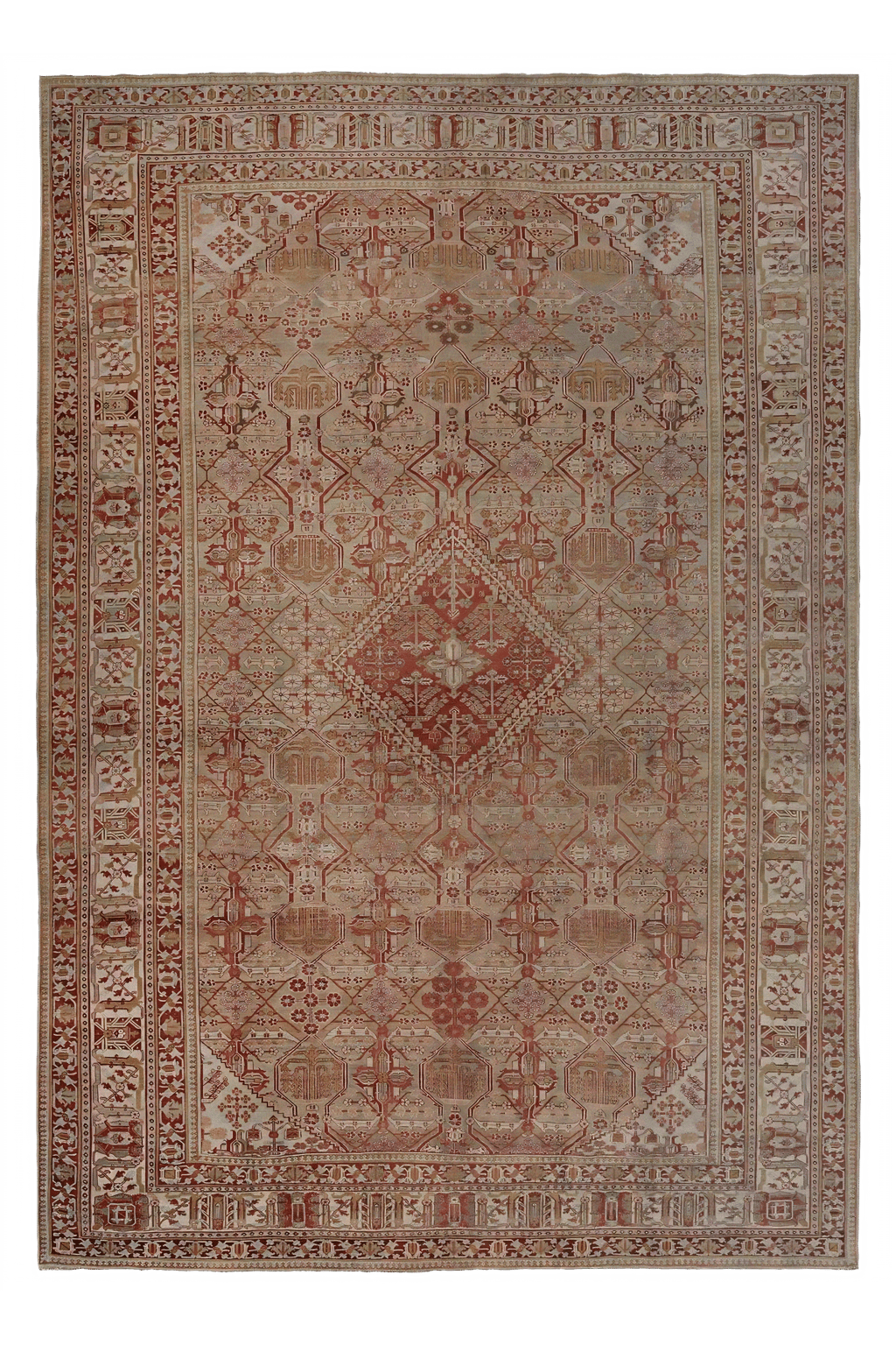 Antique Persian Traditional Rug 97648