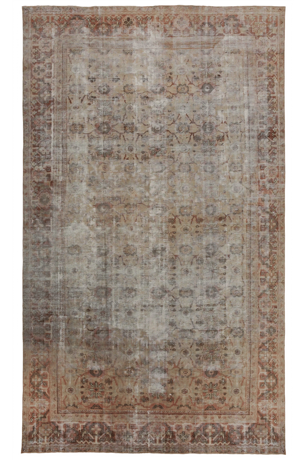 Antique Persian Mahal Traditional Rug 97713