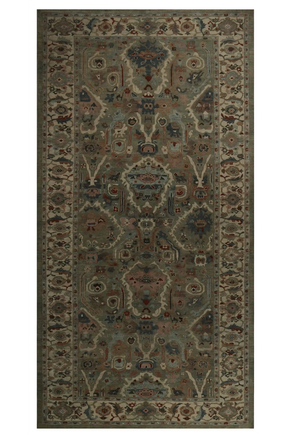 Turkey Sultanabad Traditional Rug 98143