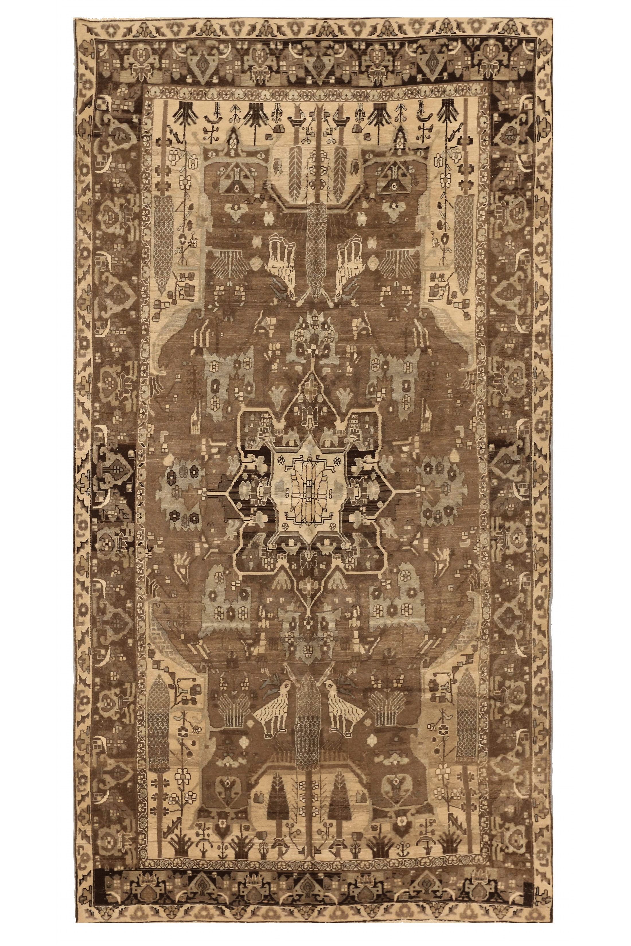 Antique Persian Kolyai Traditional Rug 73983