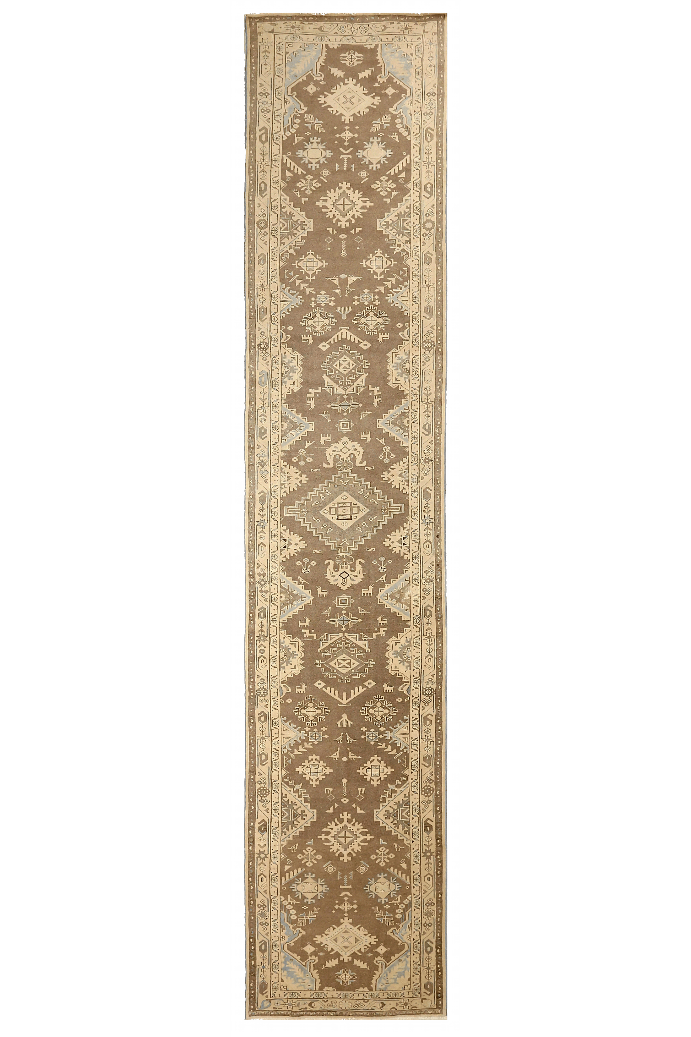 Antique Persian Malayer Traditional Rug 74015