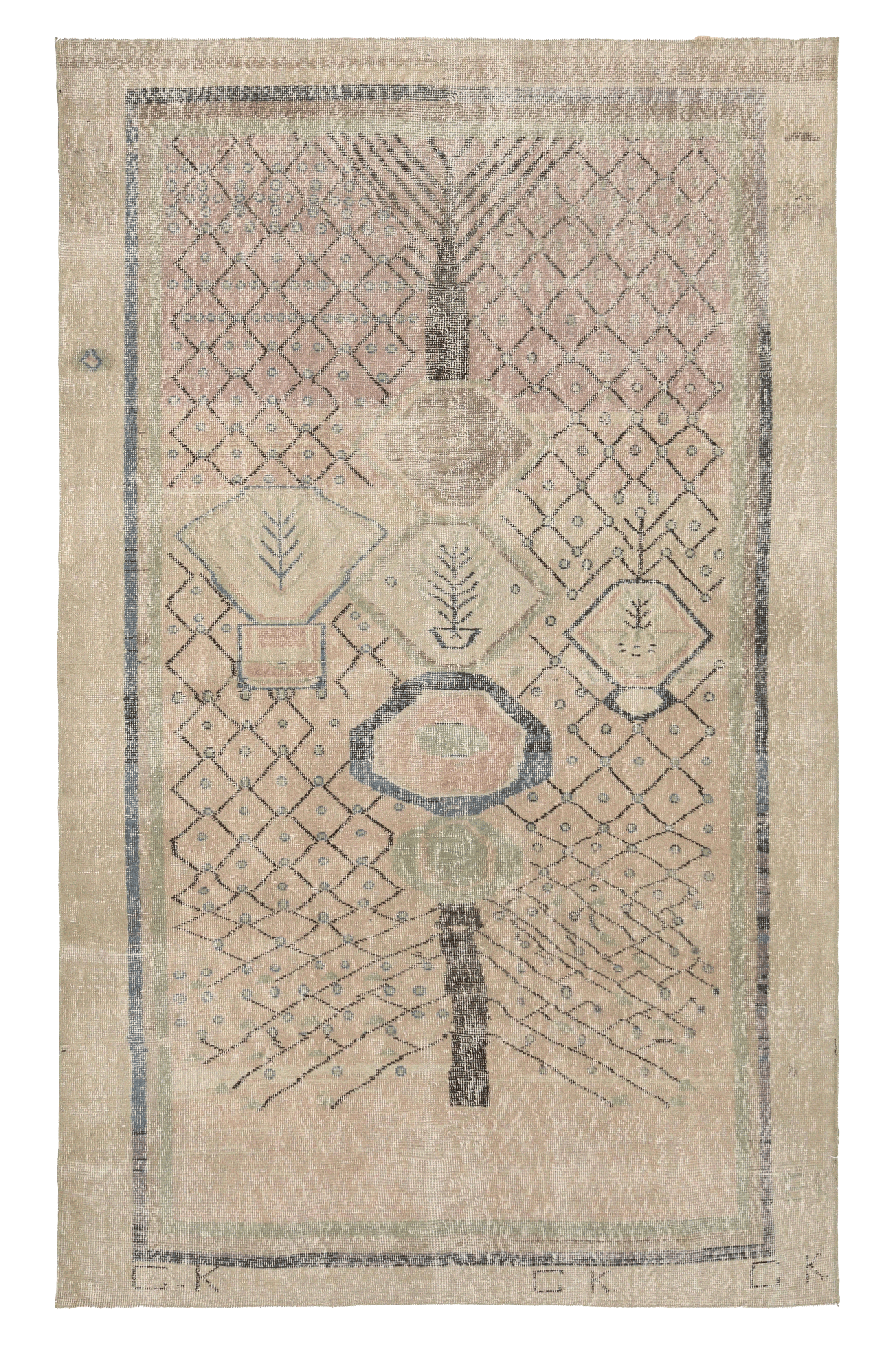 Antique Turkey Traditional Rug 93056