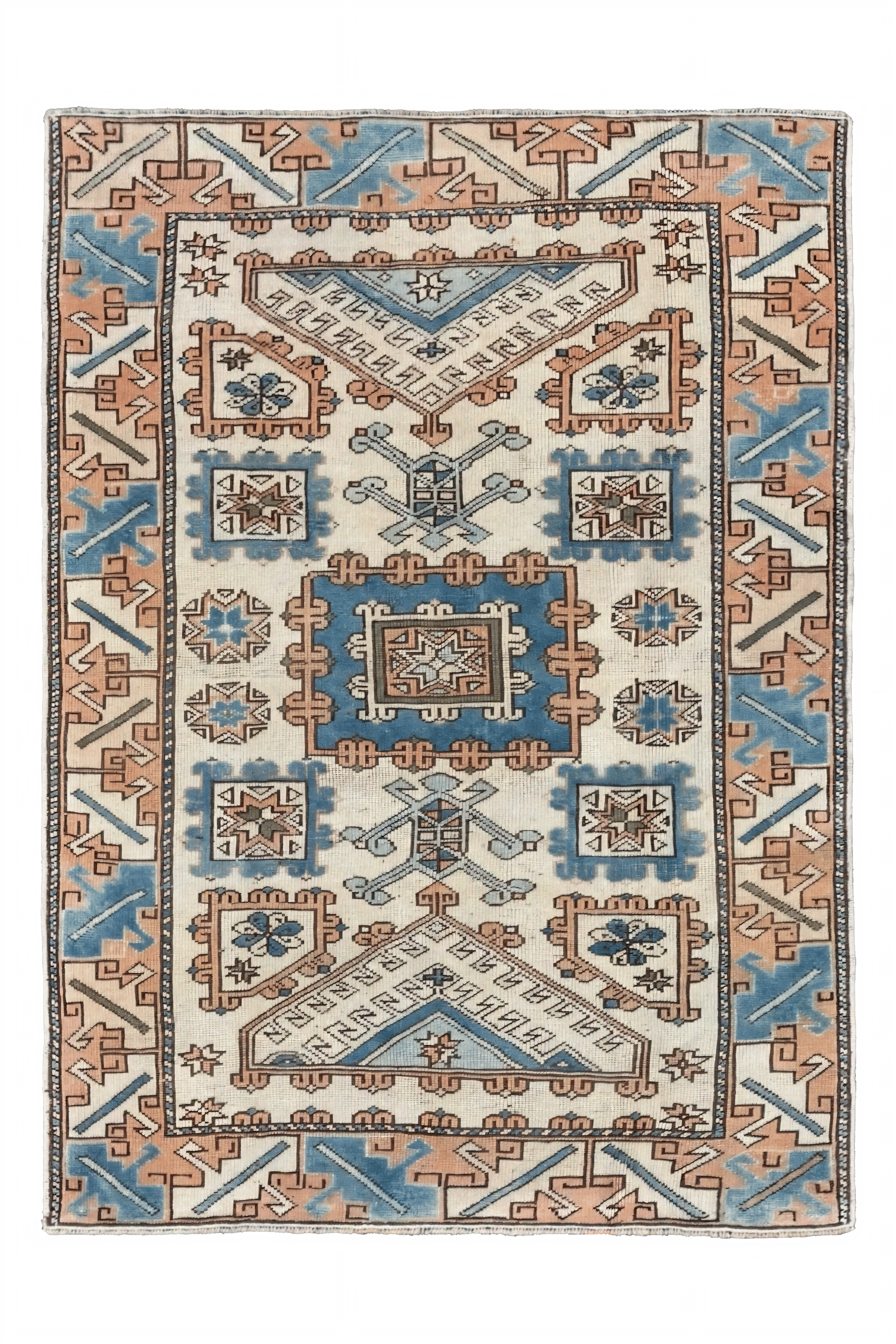 Antique Turkey Turkish Traditional Rug 93245