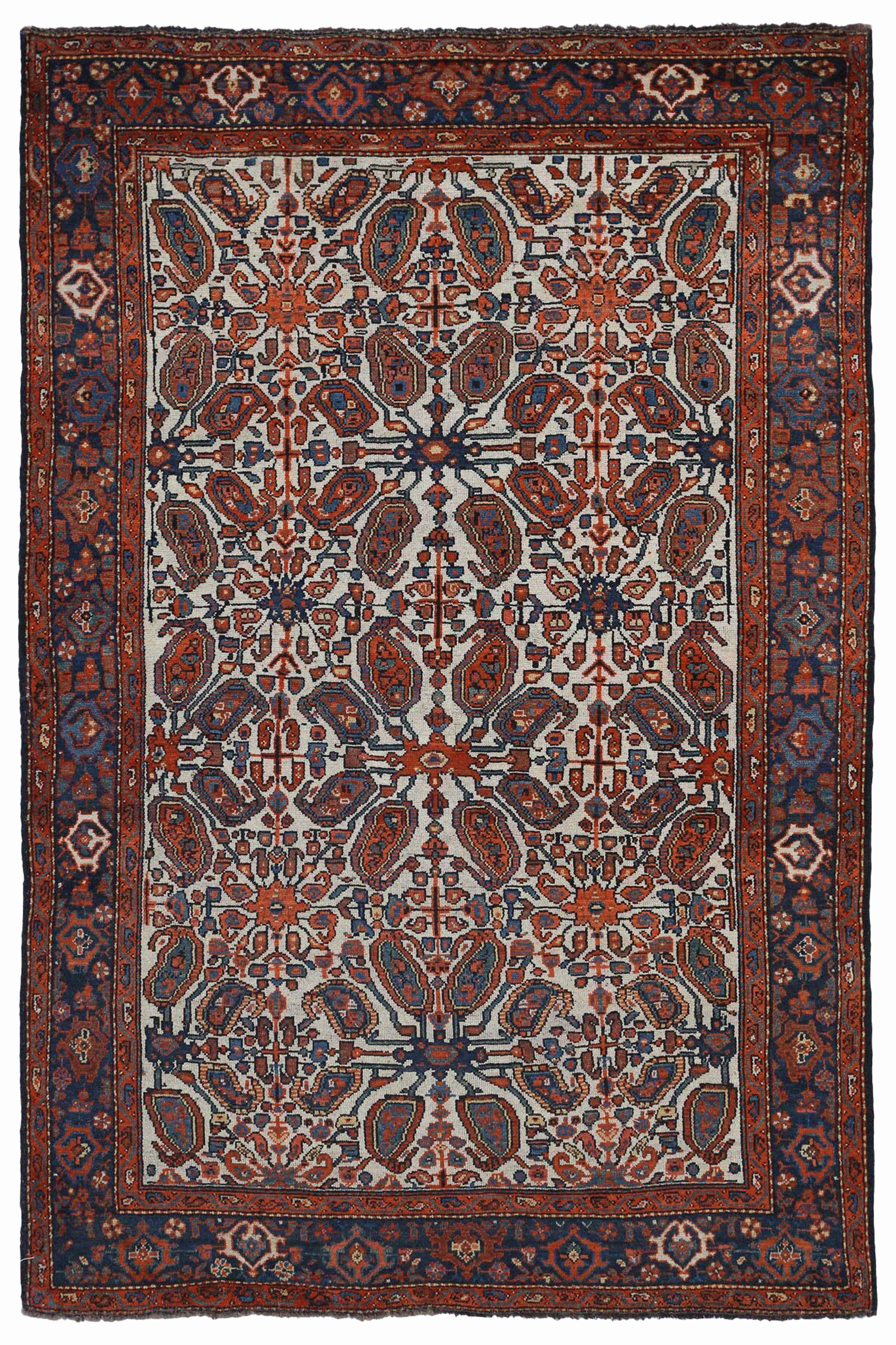 Antique Persian Malayer Traditional Rug 96682
