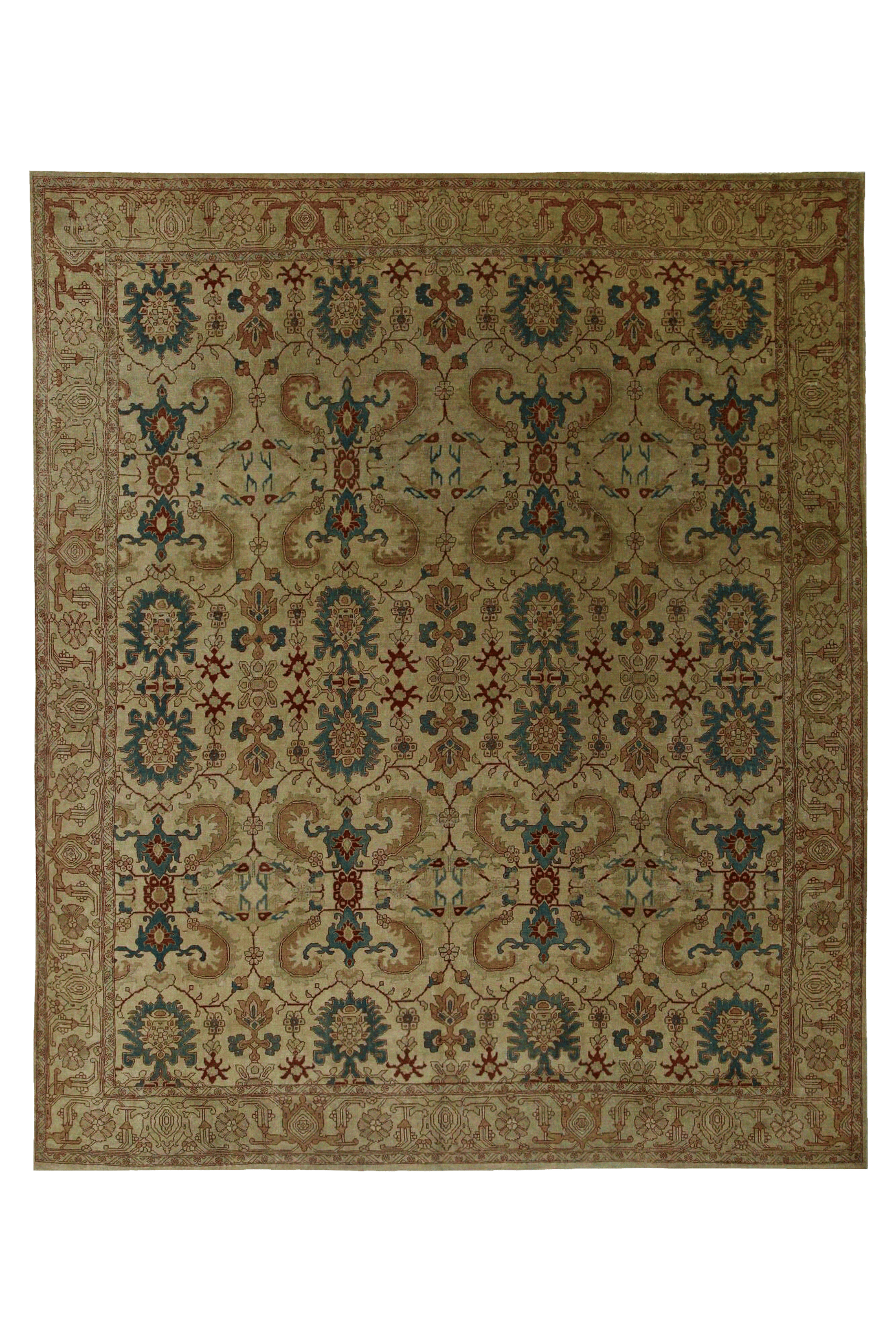 Antique Persian Heriz Traditional Rug 96830