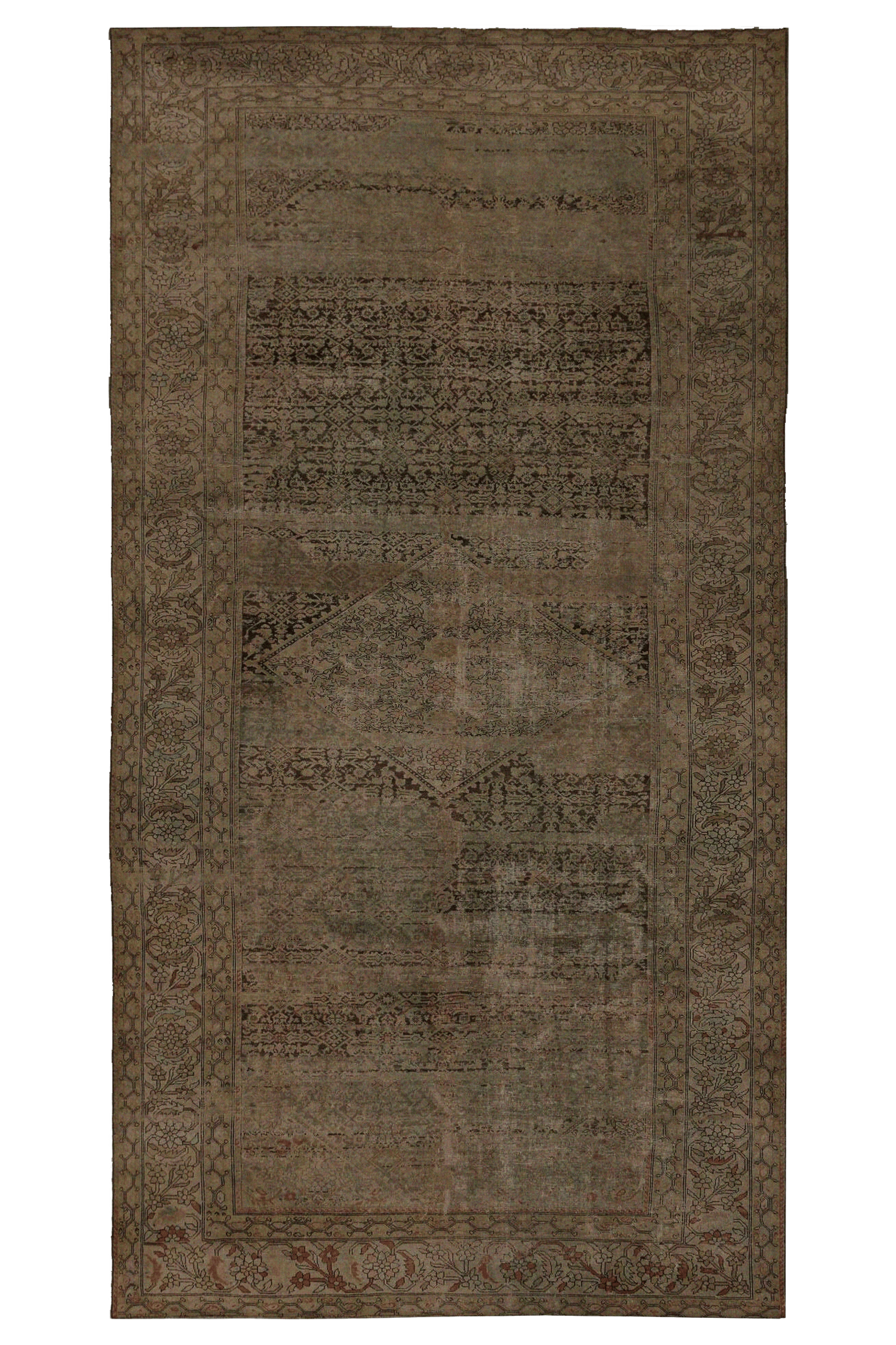 Antique Persian Malayer Traditional Rug 96837