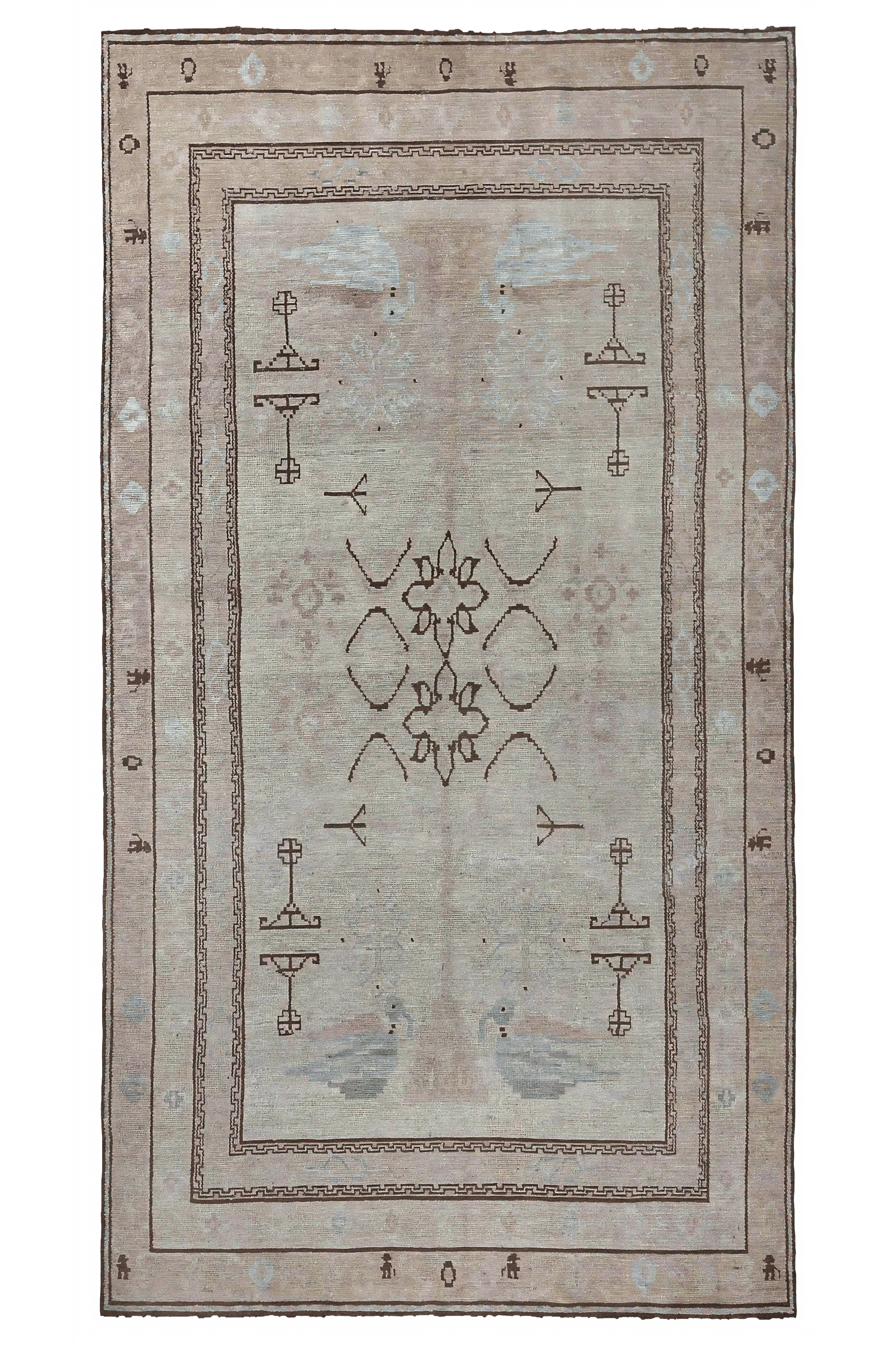 Antique Persian Malayer Transitional Rug 96913
