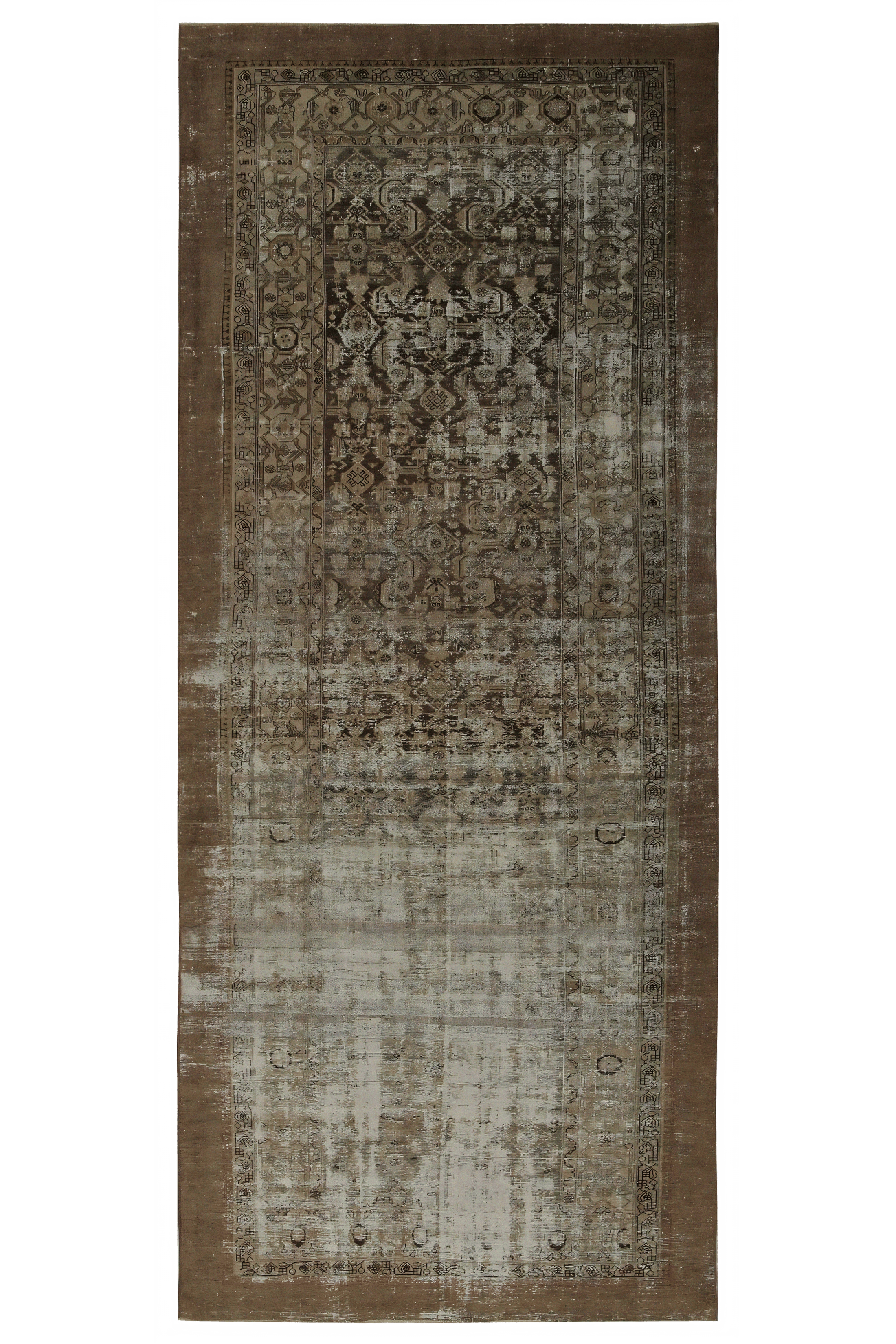 Antique Persian Malayer Traditional Rug 96984