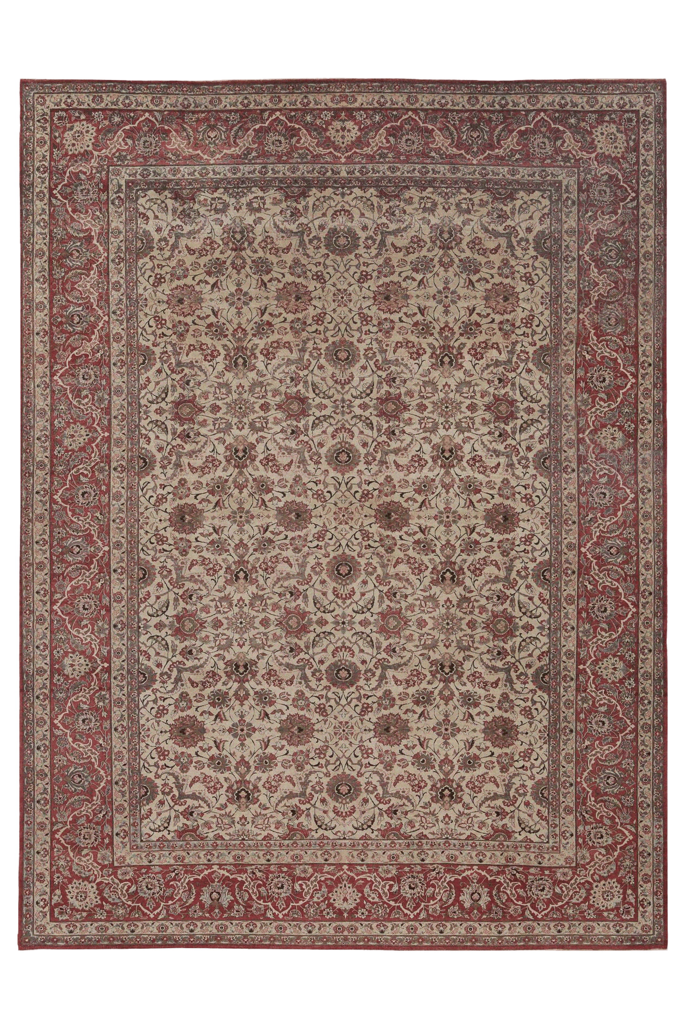 Persian Isfahan Traditional Rug 97216