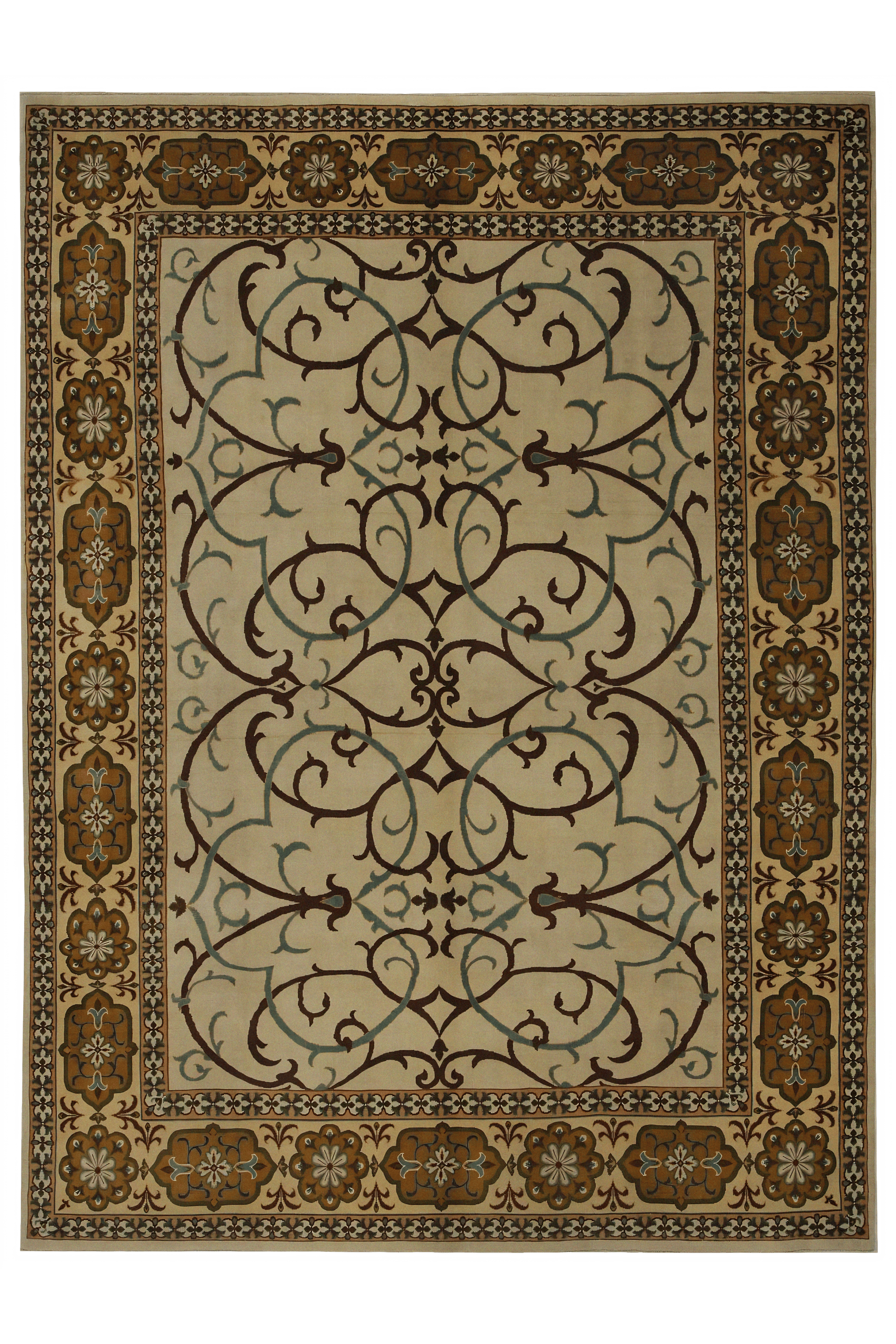 Antique Persian Tabriz Transitional Rug 97217