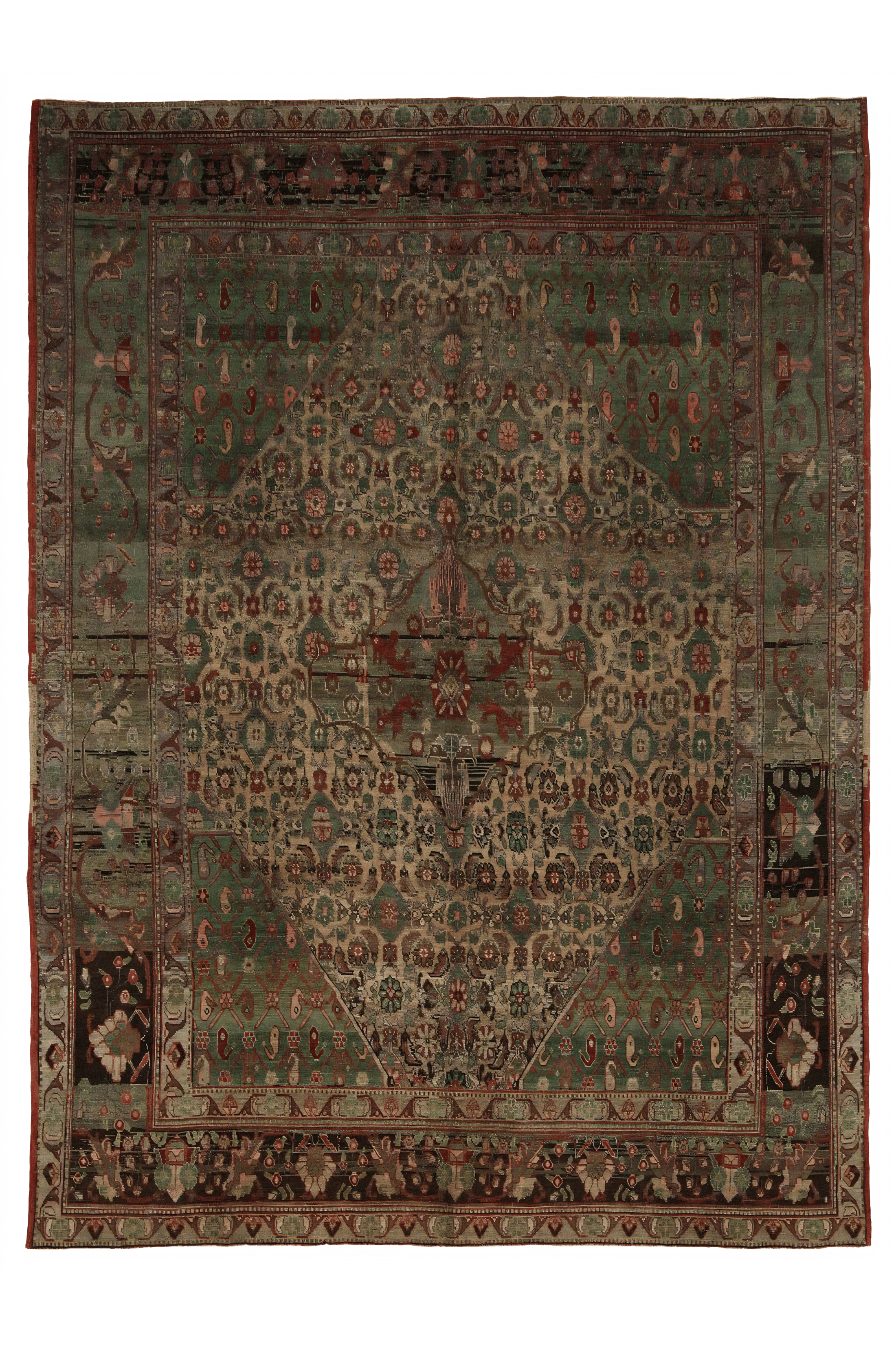 Persian Heriz Traditional Rug 97228