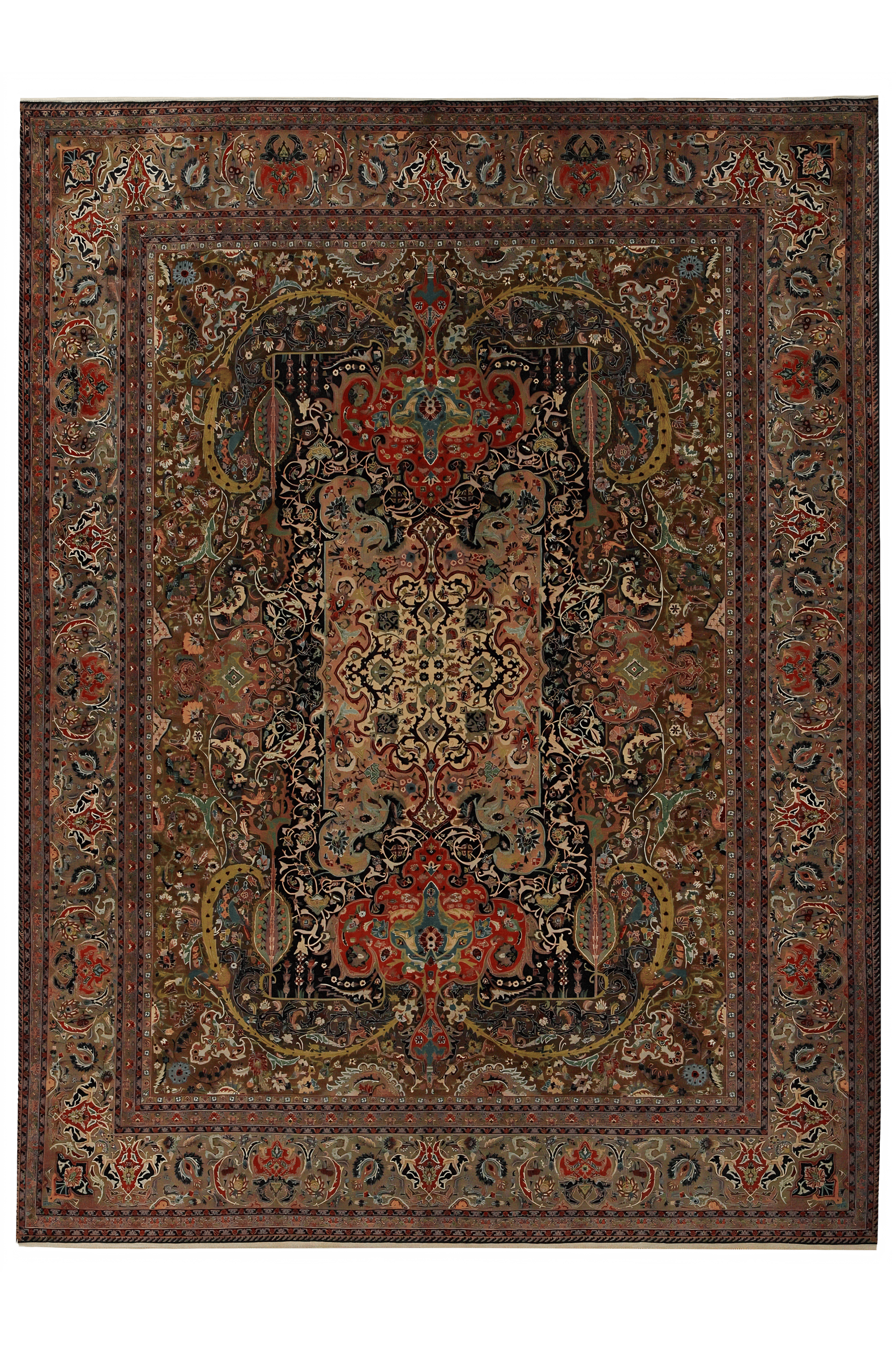 Persian Tabriz Traditional Rug 97237