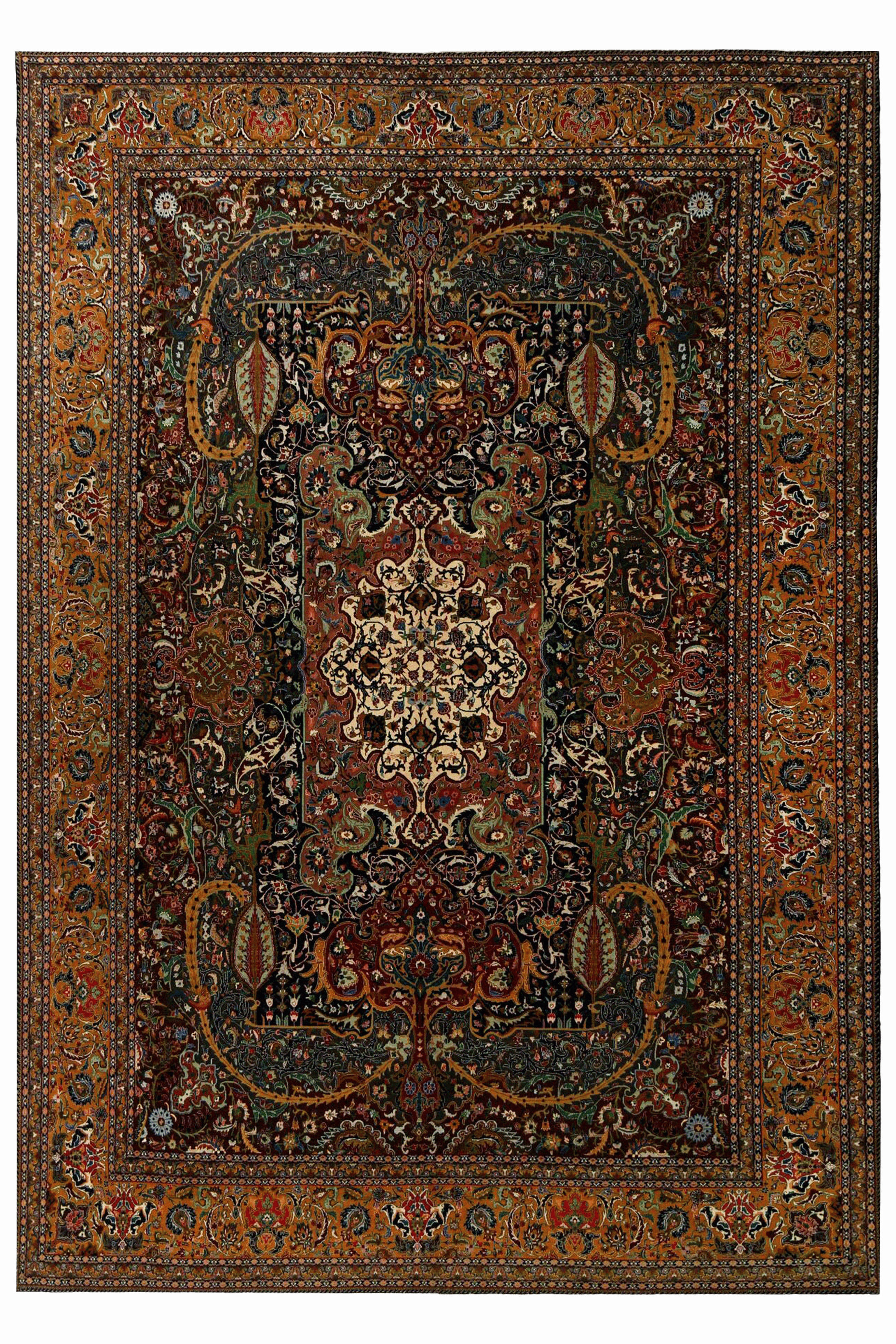 Persian Tabriz Traditional Rug 97243