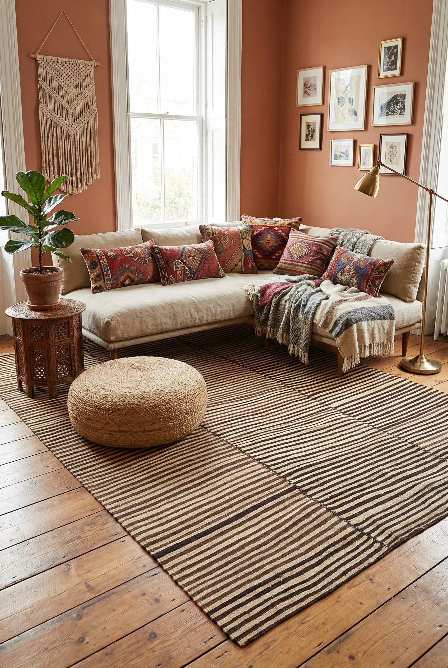 Flatweave Rugs Kilim-Style, Low-Profile Wool Rugs